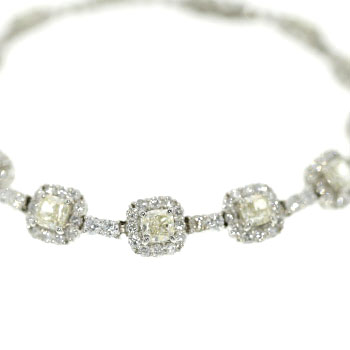 ダイヤモンド テニス ブレスレット 12.074ct(Total) VVS～SI-M