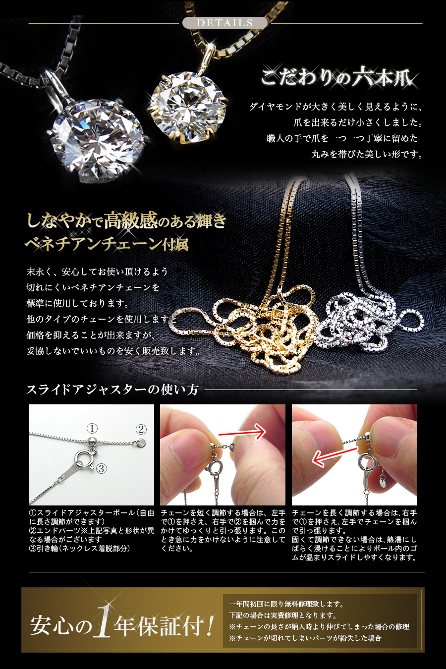 ダイヤモンド ネックレス K18 一粒 0.5ct 鑑定書付 0.568ct Eカラー VVS2クラス 3EXカット HC CGL 