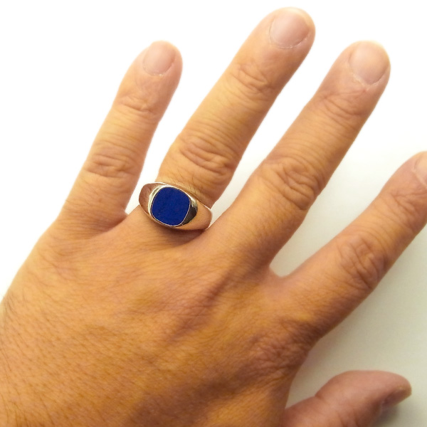 ラピスラズリ リング プラチナ エメットジュエリー 保証書付[03mr]【R