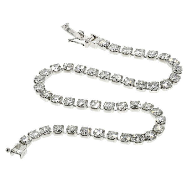 ダイヤモンド テニス ブレスレット 6ct(Total)/45石 F~Hクラス ダイヤモンド テニス ブレスレット 6ct(Total)/45石 F~Hクラス