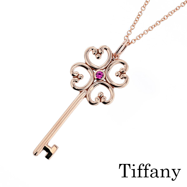 ティファニー TIFFANY & CO./クアトラハートキーペンダント【中古】 18 ...