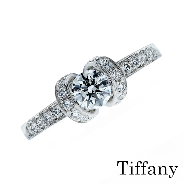 ティファニー TIFFANY & CO. / リボン リング【中古】0.40ct VVS1-G ...