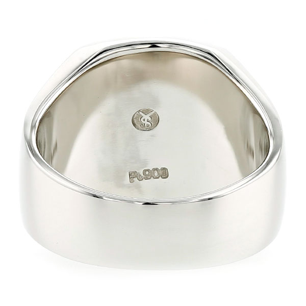 三味印台 メンズリング プラチナ エメットジュエリー 保証書付 【R