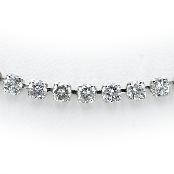 ダイヤモンド テニスネックレス 10.0ct(Total) I1-D～H-VG～GOOD