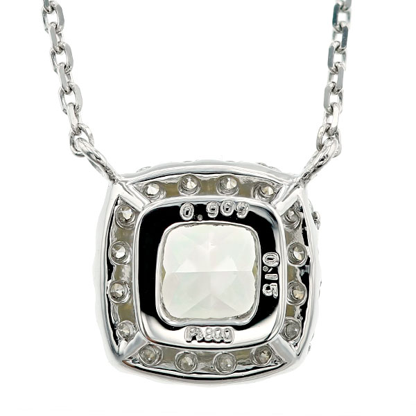 ダイヤモンド ネックレス 0.909ct SI2-FANCY YELLOW-クッション