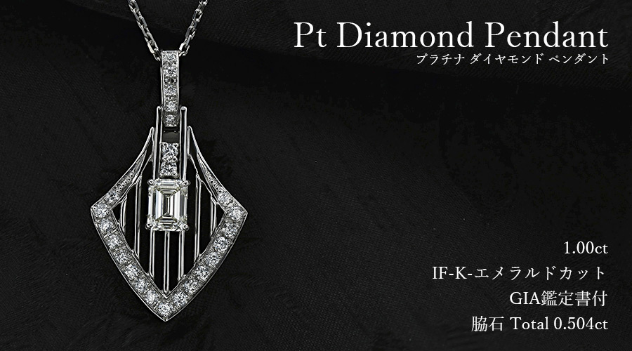 PT ダイヤモンド ネックレス 1.00CT - www.sorbillomenu.com