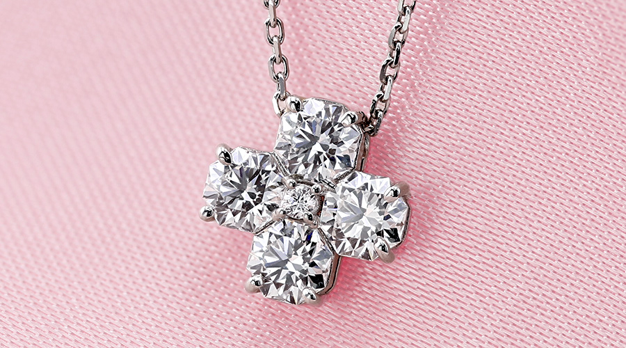 ダイヤモンド ネックレス 0.8ct(Total) D～F VVS2～VS1 オクタゴナル