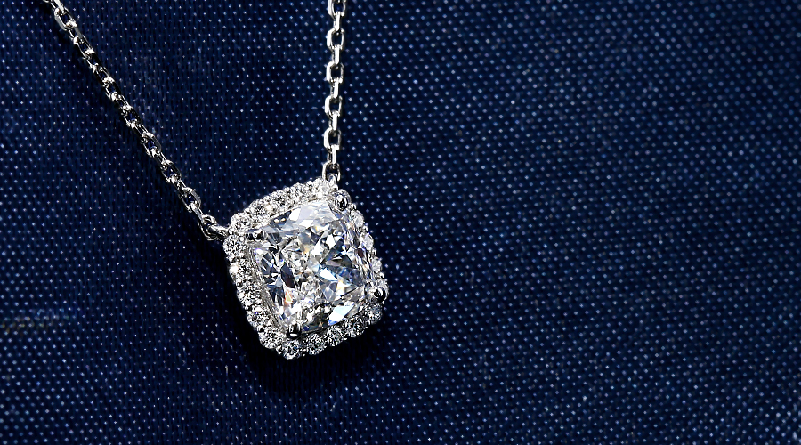 ダイヤモンド ネックレス 1ct D IF クッション モディファイド