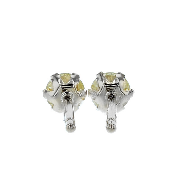 ダイヤモンド ピアス 0.14～0.39ct(Total) Iクラス-LIGHT YELLOW