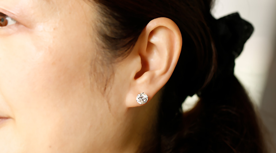 エルメスダイヤピアス片方 エルメス HERMES ニューファランドール チェーン イエロー