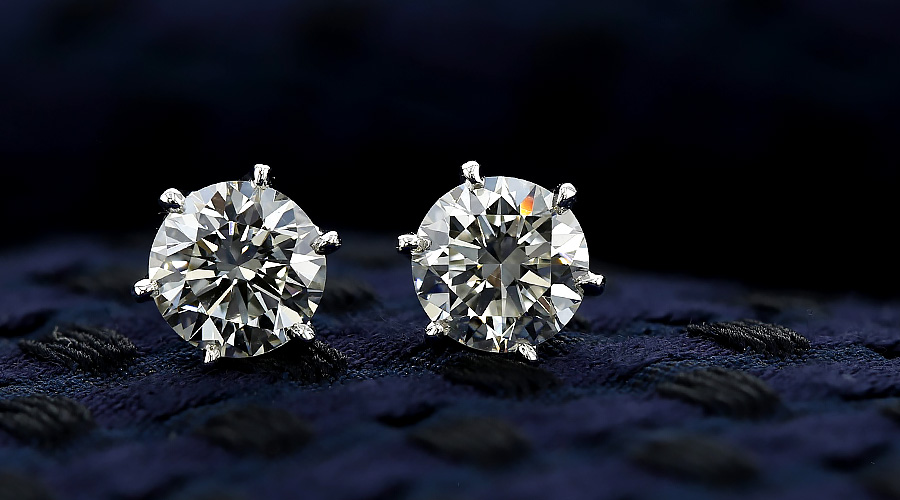 ダイヤモンド ピアス 一粒 1.4ct～(Total) I～J VVS2～VS2 VERY GOOD