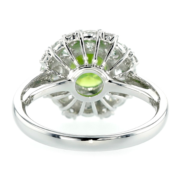 デマントイドガーネット リング 1.654ct グリーンカラー