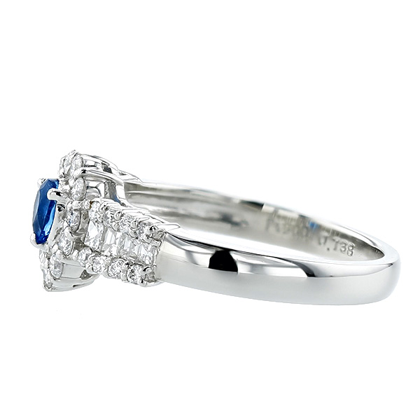 アウイナイト リング 0.138ct ペアシェイプミックスカット