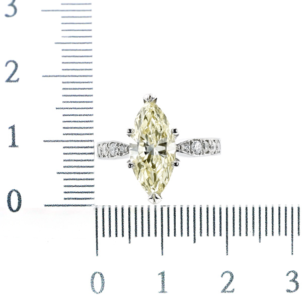リング 指輪 ダイヤモンド0.73ct 15号 マーキーズ ブリリアントカット Pt900プラチナ / 64822【FJ】