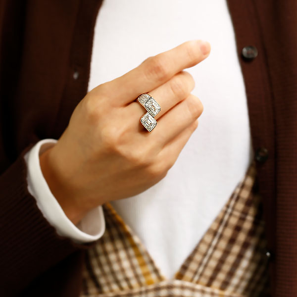 ダイヤモンド リング 1ct VVS1 SI1 E フレームカット プラチナ GIA