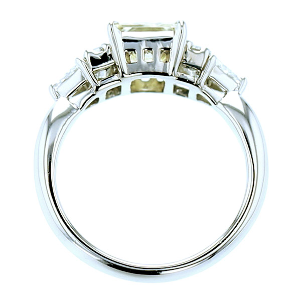 ダイヤモンド リング 1.185ct I1-M-スクエアブリリアントカット