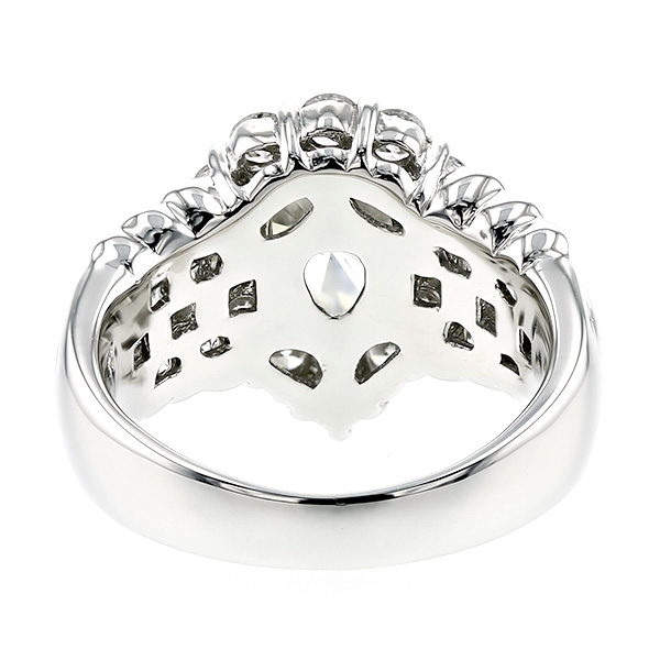 ダイヤモンド リング 1.514ct SI2-M-ペアシェイプカット