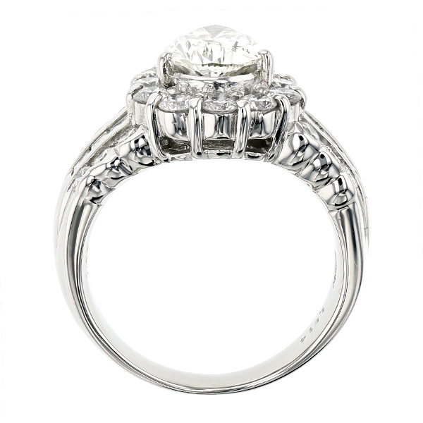 天然ダイヤモンド ルース(裸石) 0.531ct, Hカラー, SI-2, ペア