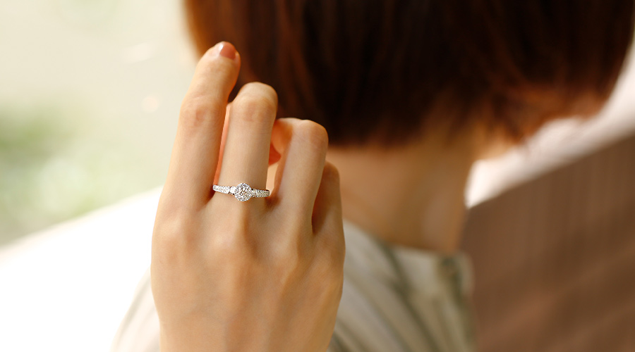 極上0.21ctダイヤモンド 最上のDカラー　VVS1 3EX GIA ダイヤモンド リング 0.21ct D IF 3EX プラチナ GIA 鑑定書付