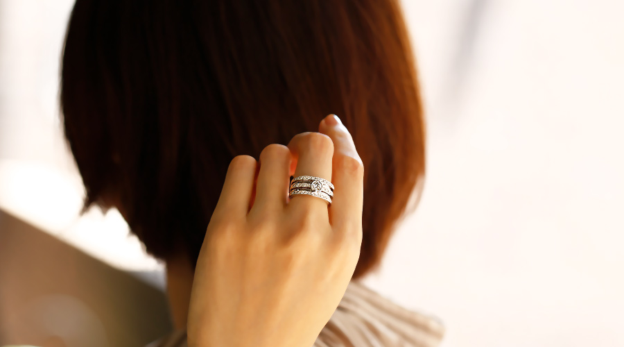 ダイヤモンド リング 0.5ct D VVS2 3EX H&C プラチナ 中央宝石研究所