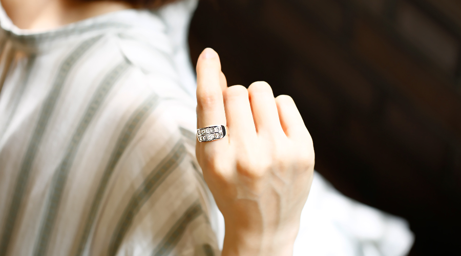 ダイヤモンド リング 3.0ct(Total)/10石 G～Hカラークラス VSクラス