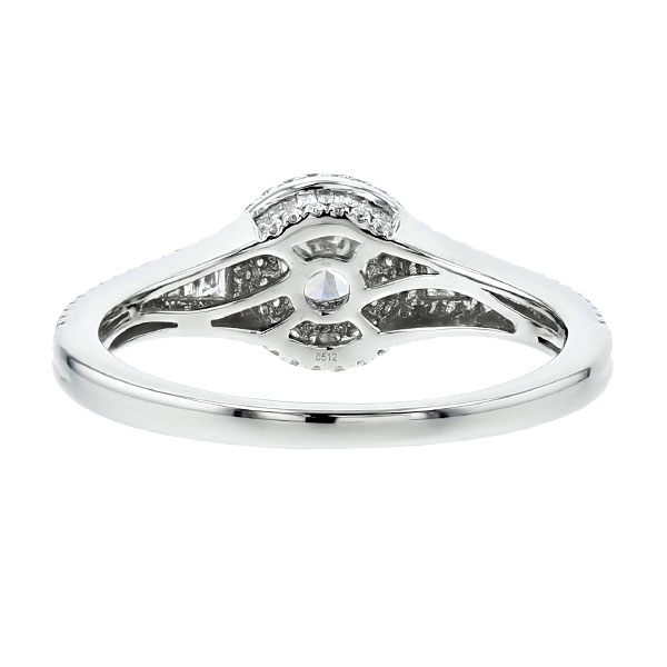 ダイヤモンド リング 0.5ct D IF 3EX プラチナ GIA 鑑定書付 【R