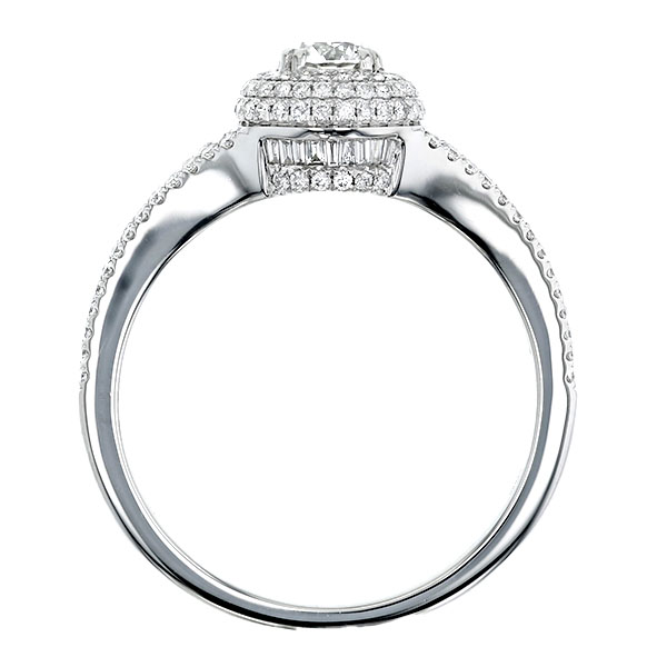 ダイヤモンド リング 0.5ct D IF 3EX プラチナ GIA 鑑定書付 【R