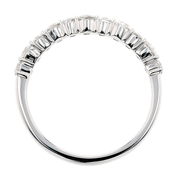 ダイヤモンド ハーフエタニティ リング 0.5ct(Total) VVS~SI-D ダイヤモンド ハーフエタニティ リング 0.5ct(Total) VVS~SI-D