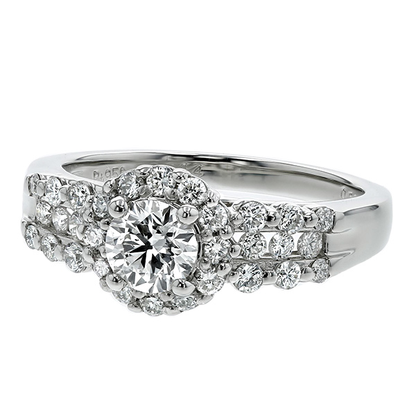 代引き手数料無料 リング ダイヤモンド 0.5ct 中央宝石研究所 プラチナ 3EX SI1 D プラチナ台