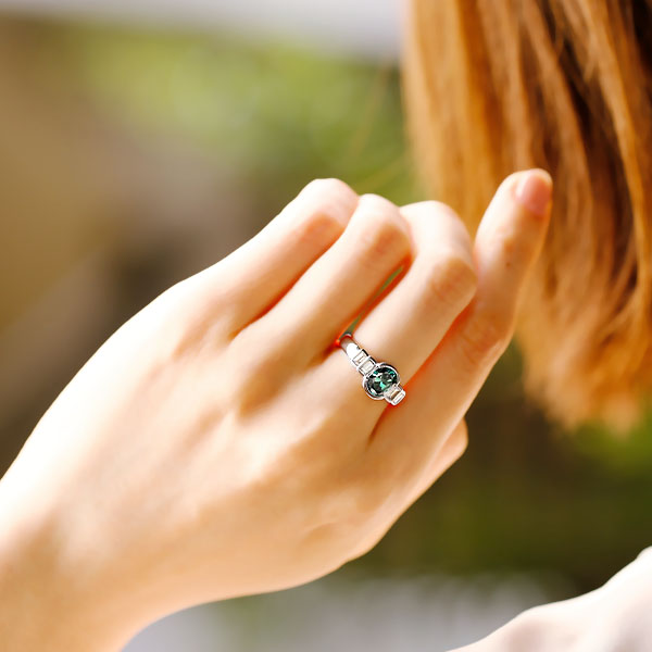 ブルーダイヤモンド リング 1.1ct FANCY DEEP GREEN BLUE SI1 プラチナ ブルーダイヤモンド リング 1.1ct FANCY DEEP GREEN BLUE SI1 プラチナ